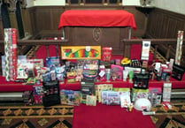 Penally brings toys to church for Pembrokeshire charity