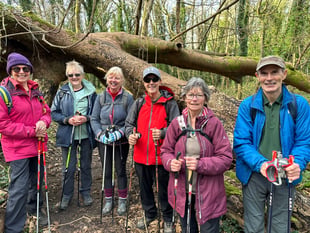 Walking group Steps2Health explore South Pembrokeshire