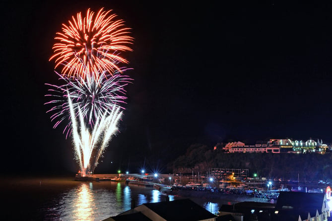 New Year's Eve fireworks in Saundersfoot