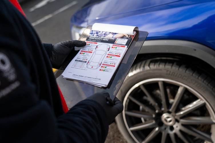 Bridgestone Road Safety - tyre tread checks