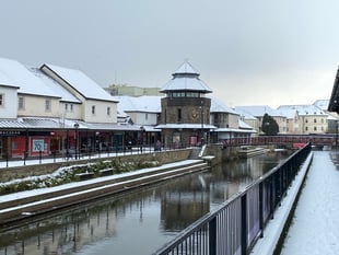 An ice surprise as snow falls in Haverfordwest and Pembroke Dock