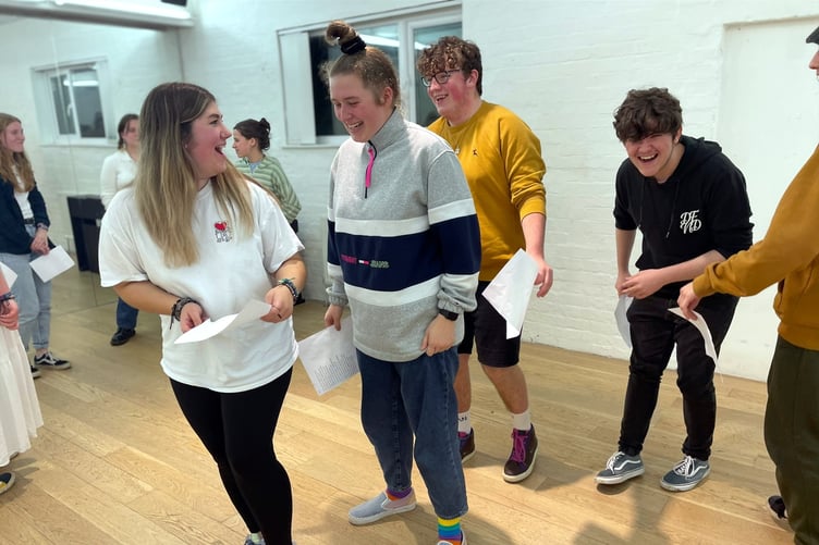 12 members of Torch Youth Theatre will be taking the play Replica on tour in February 2024.