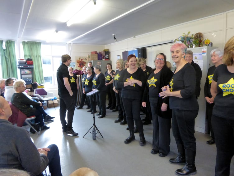 The Rock Choir at Tenby Friendship Club
