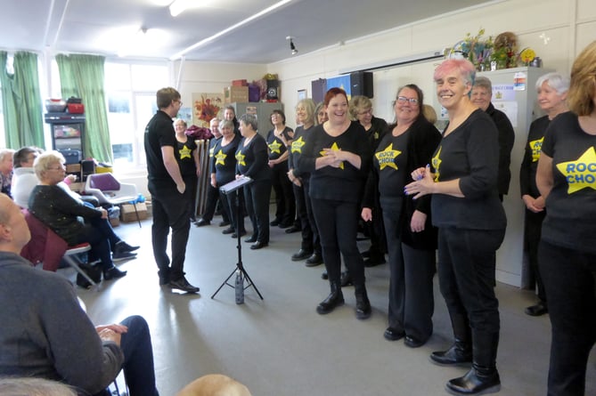 The Rock Choir at Tenby Friendship Club