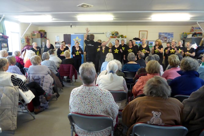 Rock Choir at Tenby Friendship Club