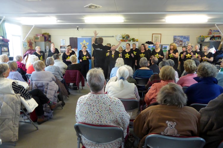 Rock Choir at Tenby Friendship Club
