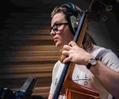 Up-and-coming bassist Thomas Marsh, originally from St Davids in Pembrokeshire