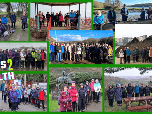 Steps2Health walkers explore Pembrokeshire in rain, flood, and sun