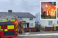 Firefighters tackle fire at Pembroke Dock