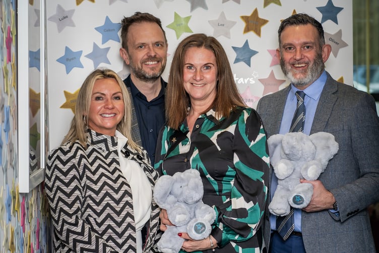 Penny Lock and Paul Butterworth (Chambers Wales South East, South West and Mid) with Gareth Rees and Rhian Mannings in the centre (2wish)