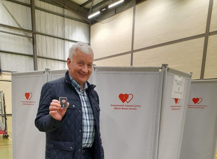 Blood donor Berkley Prout