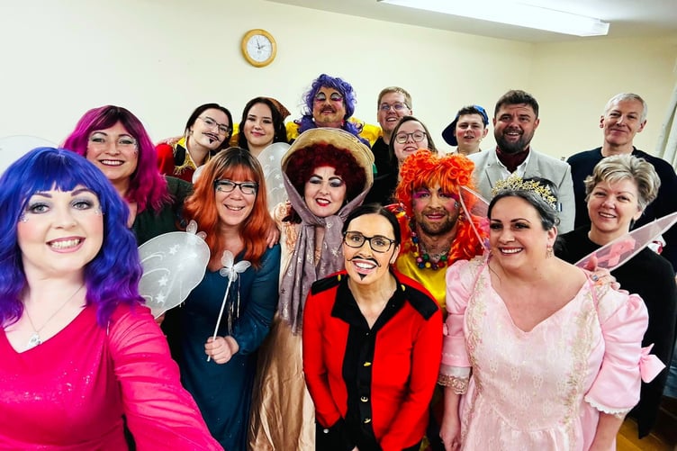 Newly-formed Cause for Drama staged their own take of popular pantomime Cinderella to raise funds for the Withybush Cancer Day Unit.