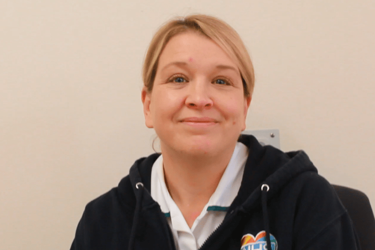 Occupational therapist Sarah Collins