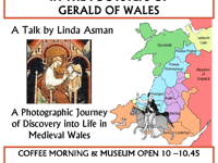 History society to host coffee morning and talk on Gerald of Wales
