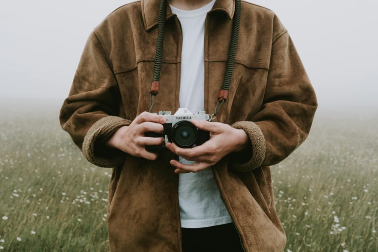 Photographer in nature