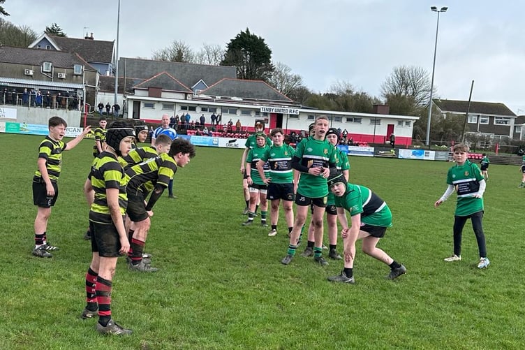 Tenby, Carmarthen Athletic, Drybrook RFC at Tenby United RFC