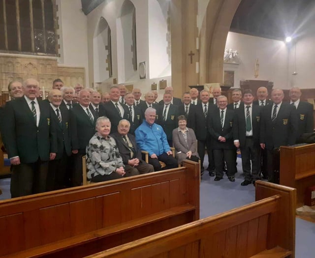 Pembroke Male Choir sing in new outfits