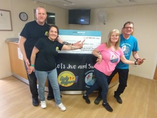Dance raffle raises £200 for Paul Sartori