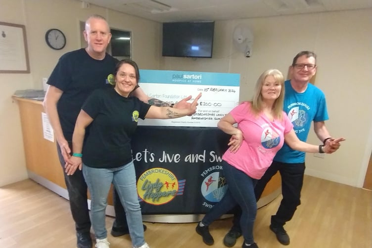 Lindy Hoppers Paul Sartori donation