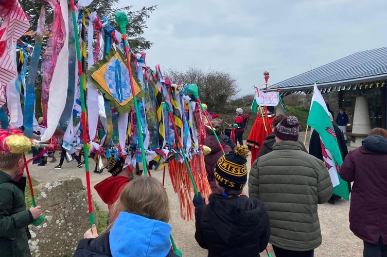 The 2024 Dragon Parade will take place on Saturday 2 March, leaving Oriel y Parc at 11am.