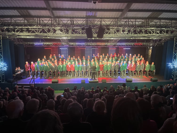 Massed Choirs at Folly Farm St David's Day Concert