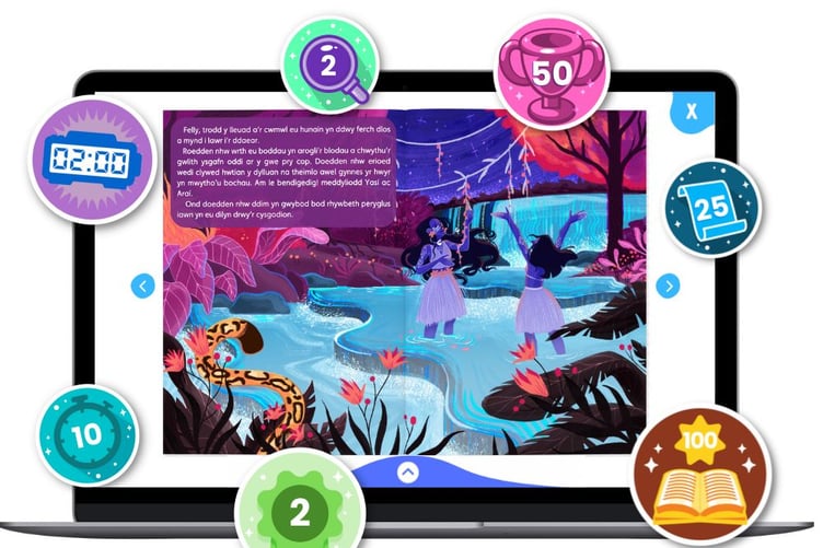 By using Darllen Co, children can read Welsh books and listen to them at the same time.