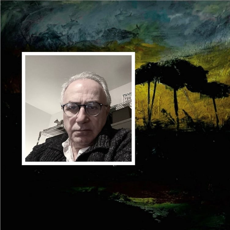 Mehdi, superimposed over artwork