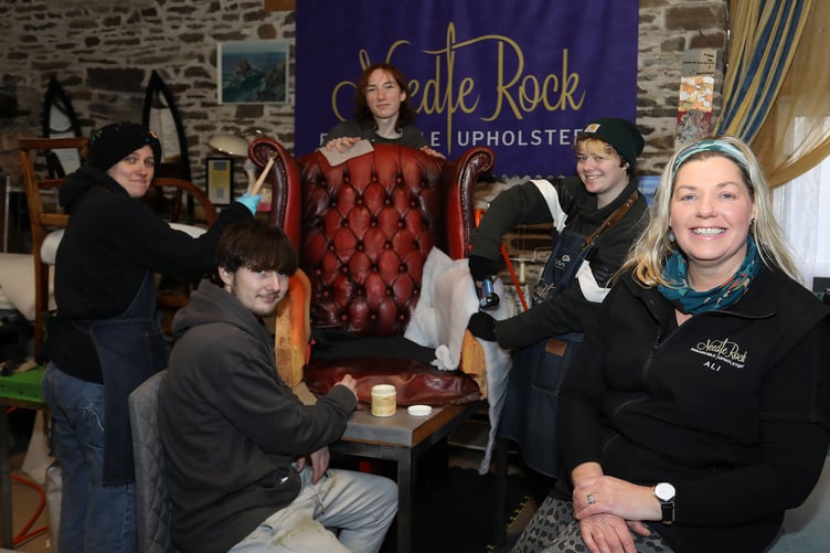 Apprenticeship Awards Cymru 2024.
Pictured is Dr Ali Wright from Needle Rock/ Remarkable Upholstery.
Picture by Phil Blagg Photography.
PB221-2023