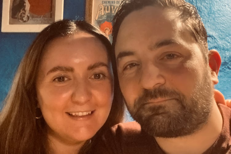 Philippa Griffiths, 35, and her partner, Daniel Griffiths, 37. See SWNS story SWSMschoolfriend. A woman fell in love with her friend's ex and married him - saying she's "grateful" her pal introduced them. Philippa Griffiths, 35, met her partner, Daniel Griffiths, 37, when her school friend started dating him in year nine. Her friend, then 14, and Daniel, then 16, dated for two years before ending it when he left the school. Philippa lost touch with Daniel before he drove past her a year later, tooting his horn, and the pair started messaging.