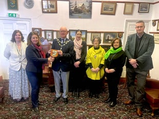 Bergen Burgermeisterin visits Pembroke