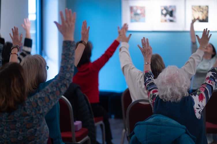 Chair yoga at the Torch
