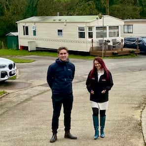 Henry Tufnell and Sarah Gateley, Redford Caravan Park Director