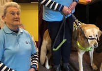 Carew WI welcomes Eva Rich and Guide Dog Nancy