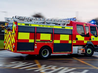 Local crews tackle Waterston fire