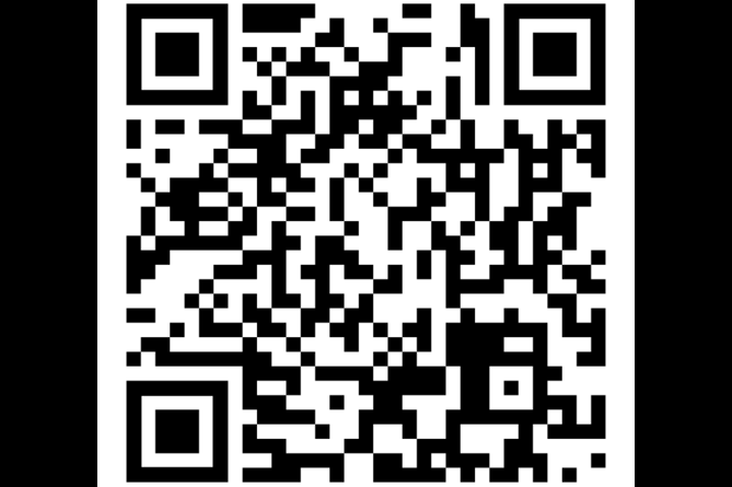 QR code for reservations
