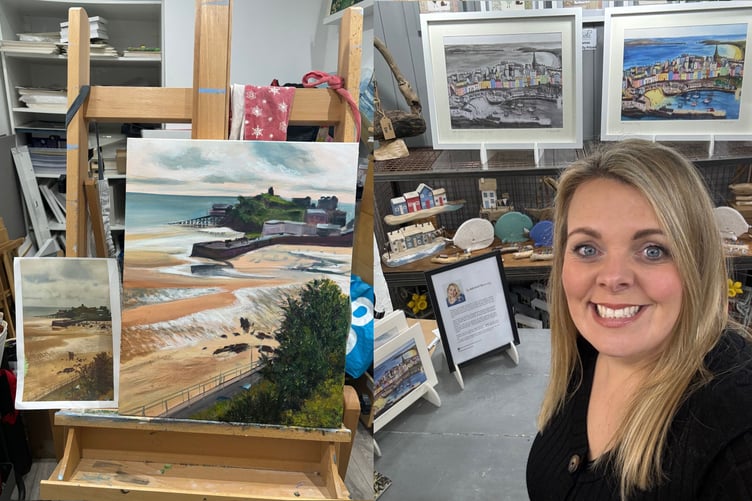 Tenby-born artist Rachel Rasmussen