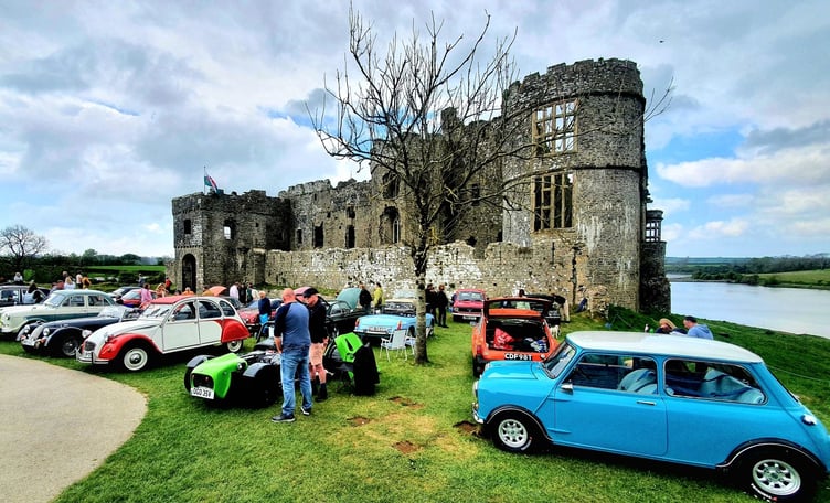 Carew Castle Car Show