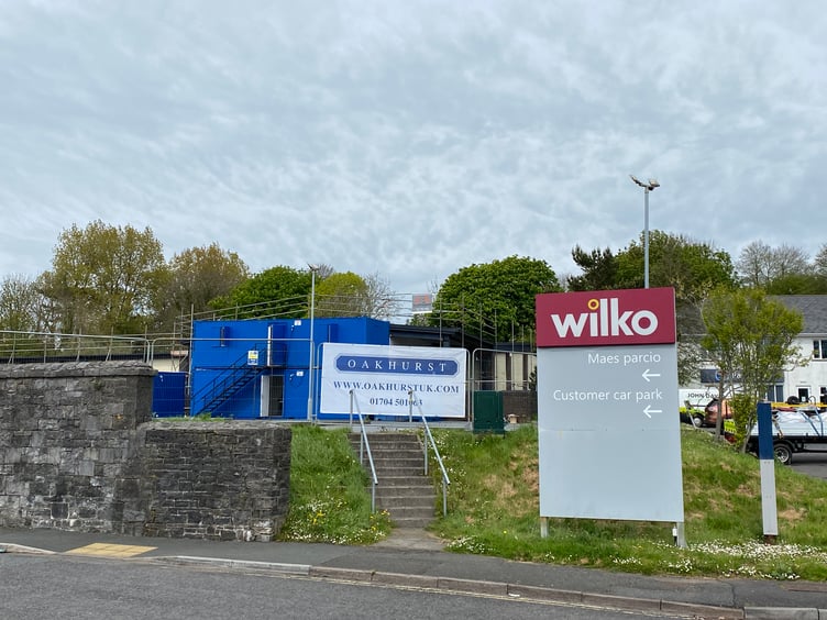 Works at Wilko, Pembroke Dock