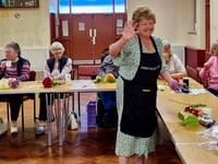 Carew Village Shop’s Jayne and Chloe thanked by WI members