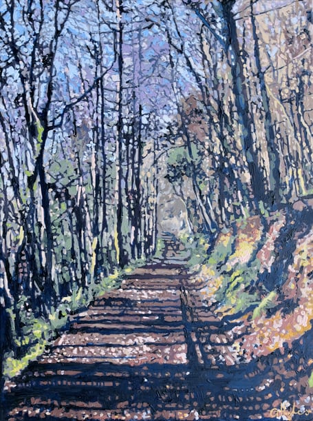 Factory Lane by Geraint Hughes, Narberth