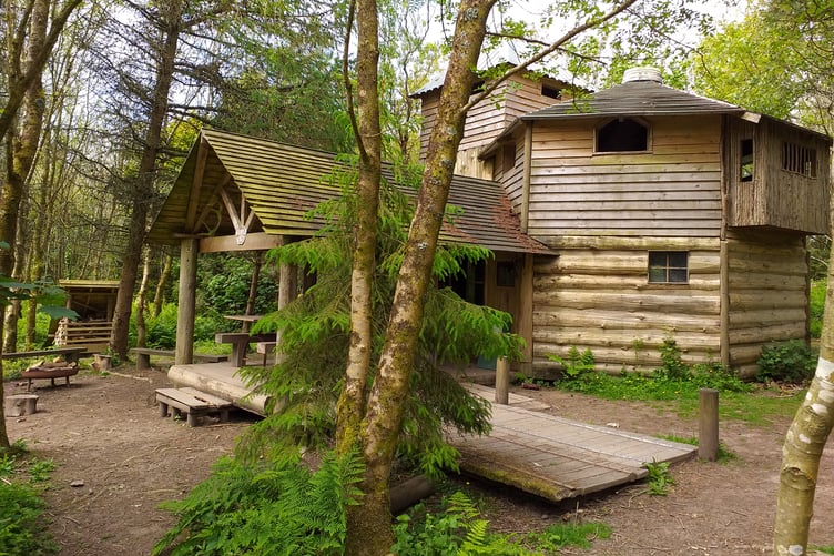 Woodland lodge at Hilton Court Gardens (Pictured in 2019)