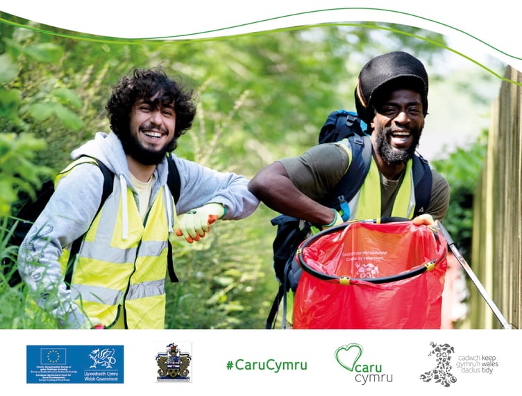 Tenby litter picking hub poster