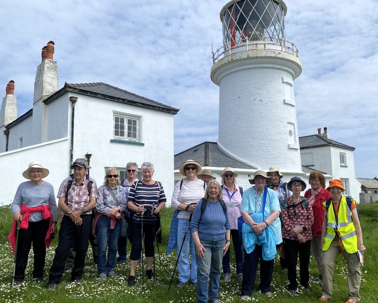 The Steps2Health ‘Steadies’ group at Caldey Island