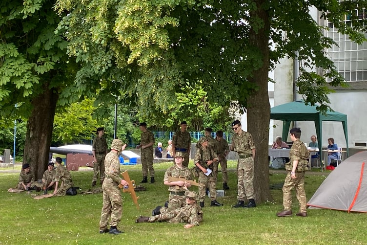 Cadets at Pembroke Dock Heritage Centre