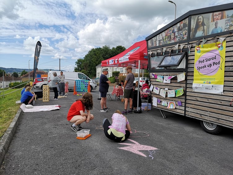 People Speak Up Carmarthenshire family fun activity