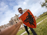 Summer fun at Carew Castle