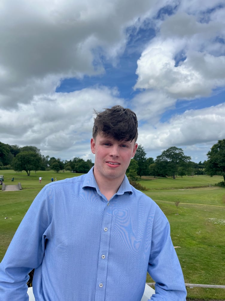 Tom Williams, of St Davids, Trainee Accountant with Ashmole & Co, Haverfordwest