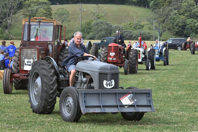 Pembroke Town & Country Show at Lamphey - farm machinery