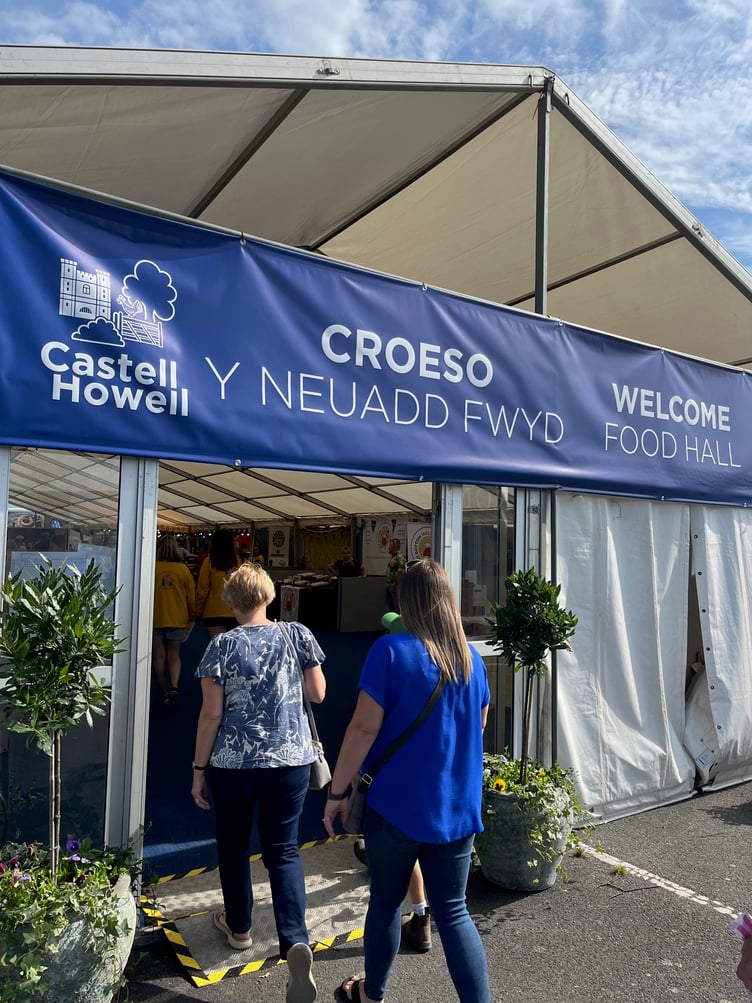 The Castell Howell sponsored Food Hall at Pembrokeshire County Show 2023.
