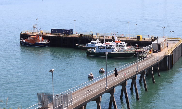 Angle Lifeboat at Milford Haven Port Authority Jetty